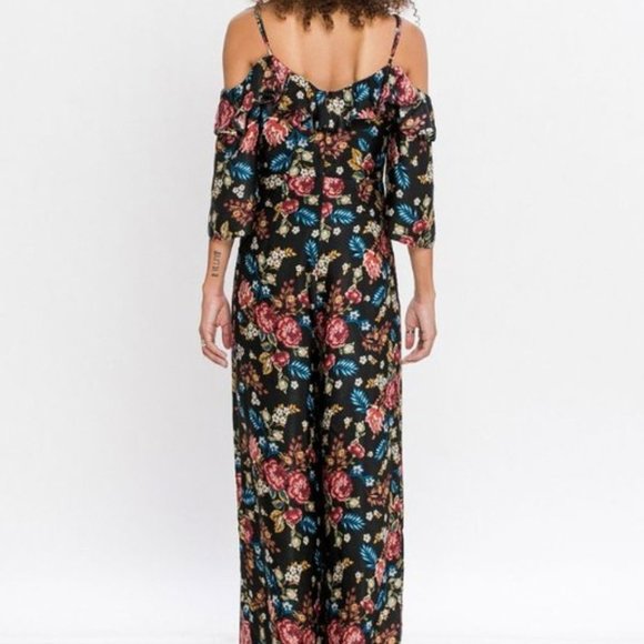 New Jealous Tomato Floral Jumpsuit - Picture 4 of 5